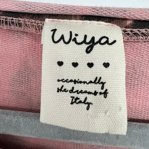 Wiya Italy Leopard Print Pullover Sweatshirt Women's One Size - Picture 6 of 8